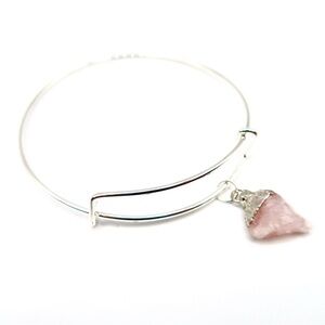 ROSE QUARTZ WILD BANGLE